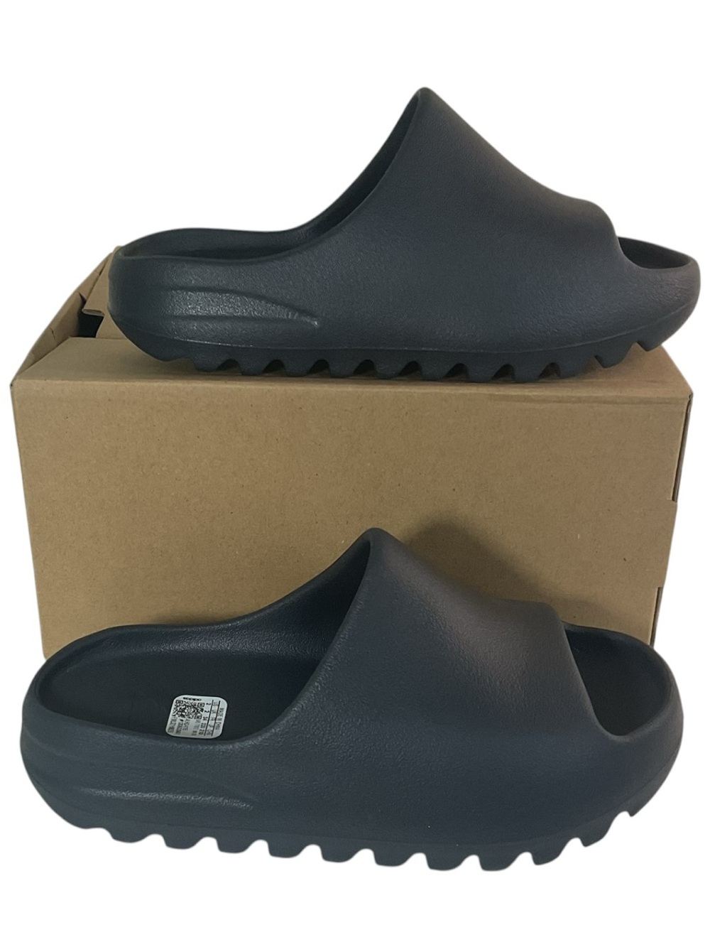 Adidas Yeezy Slide Onyx Kids Size 2 - HQ4115 New Authentic